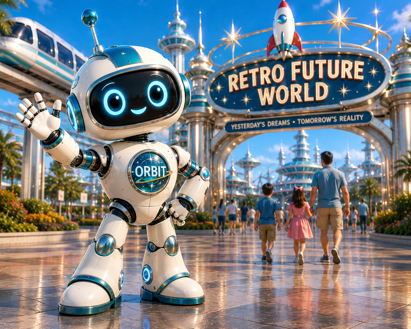 Orbit, friendly robot companion