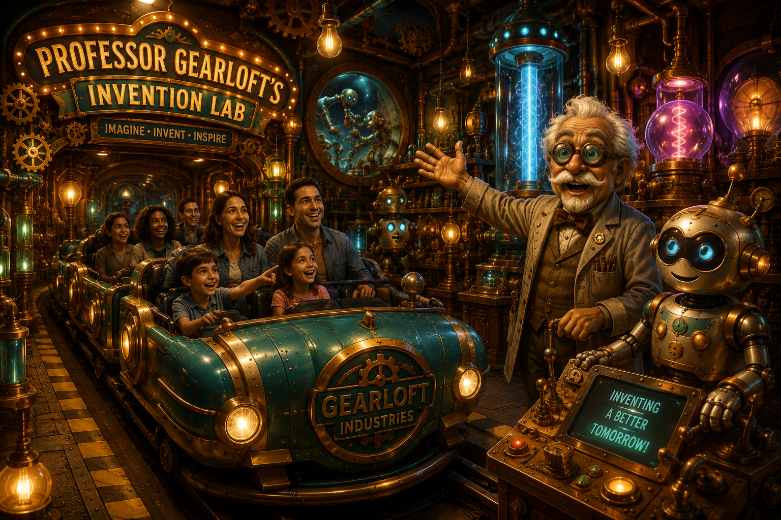 Professor Gearloft's Invention Lab attraction